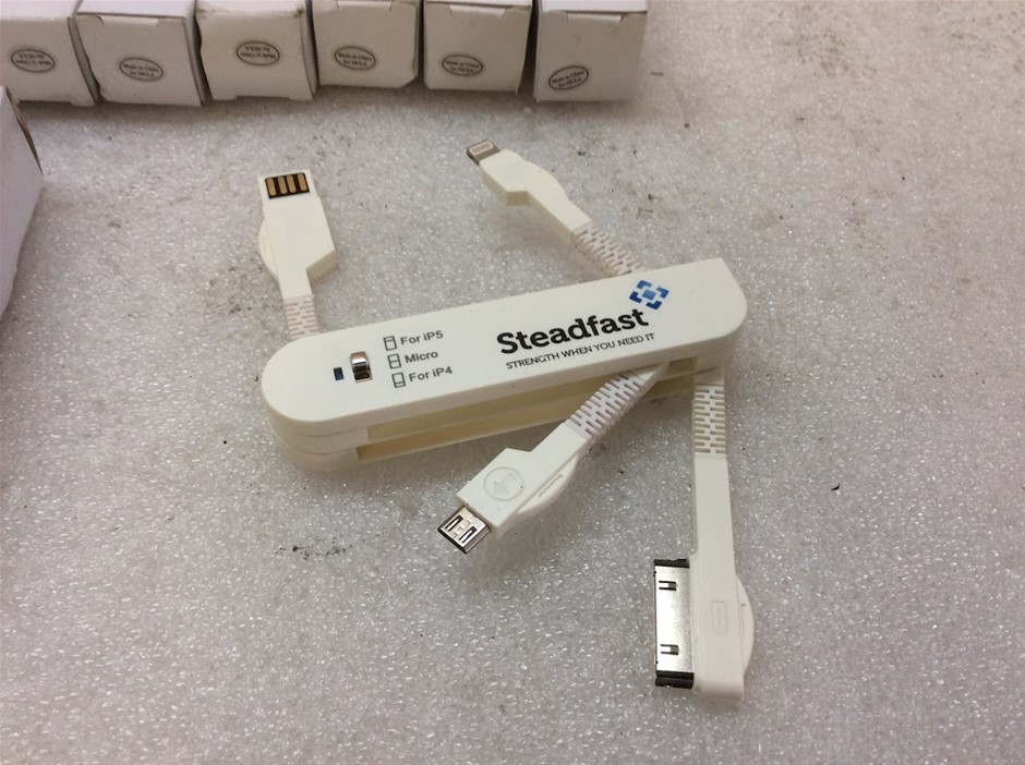 Steadfast Multi Connector Charging Cable - New (Lot of 26)