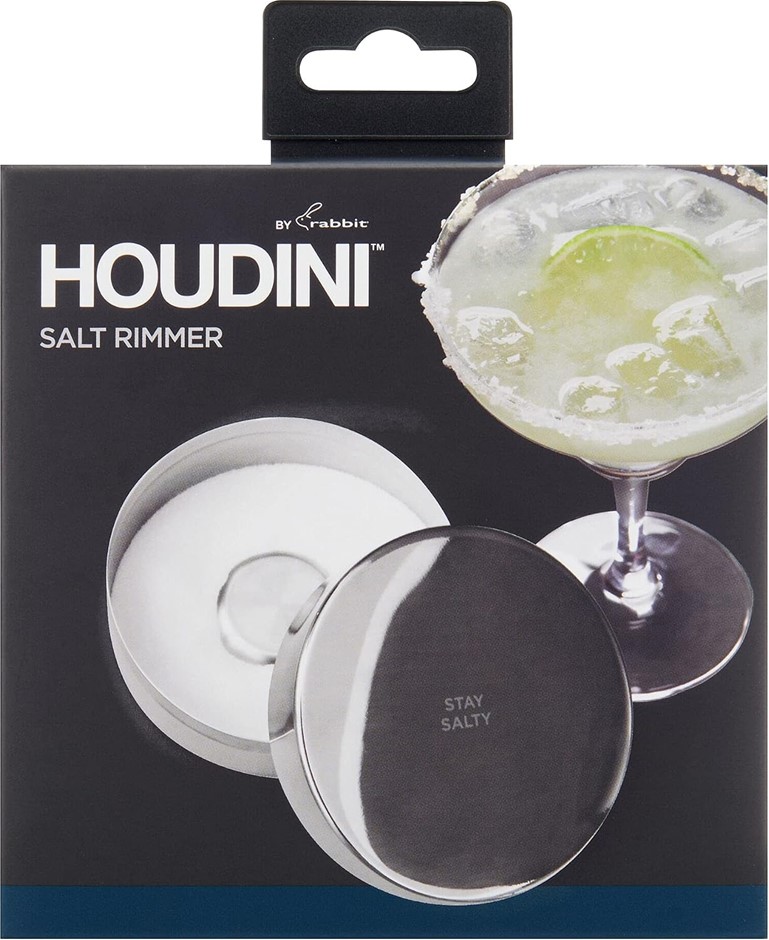 HOUDINI H4-013904T Glass Rimmer, 5 Inch Diameter, Stainless Steel,0.25 cubi