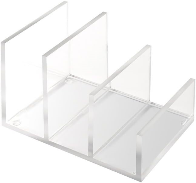 RUSSELL+HAZEL Acrylic Mini Desktop File Collator, Clear, 4.75” x 6.756” x 4