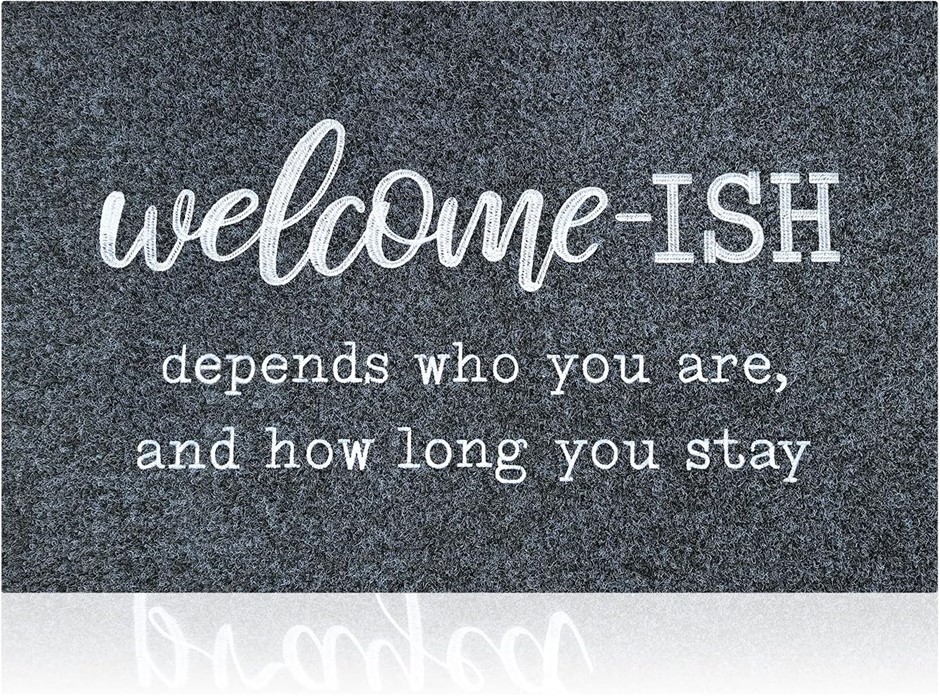 Large Welcome Mat for Front Door 24 X 36"