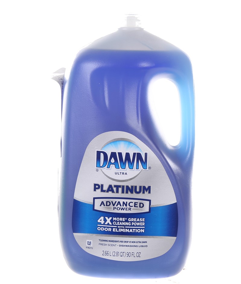 DAWN Ultra Platinum Advanced Power Dishwashing Liquid 2.66L NB: Missing/dam