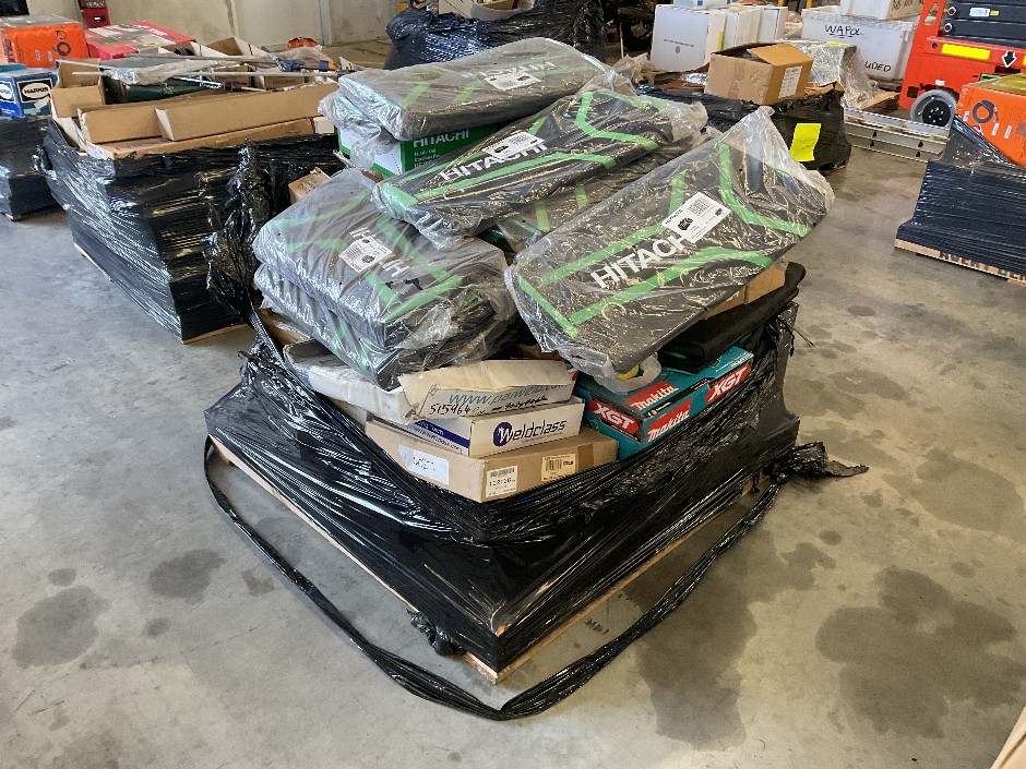 <p>Power Tools & Accessories including Hitachi Bags, Fans, Saws Welding Too