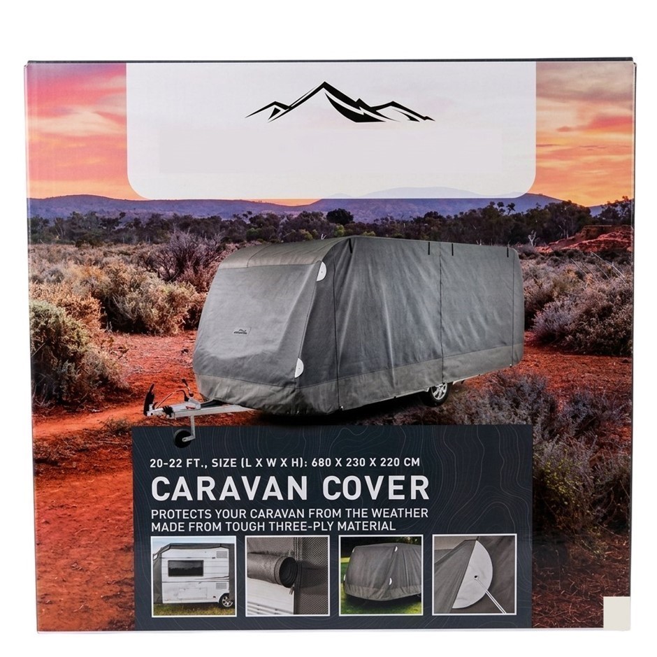 Premium Caravan Cover 20-22 FT - All-Weather Waterproof Trailer Protection