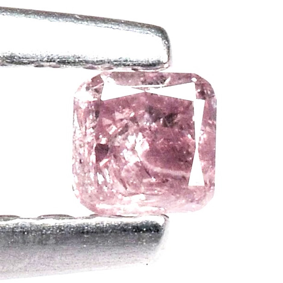 0.095ct Natural Light Pink Diamond
