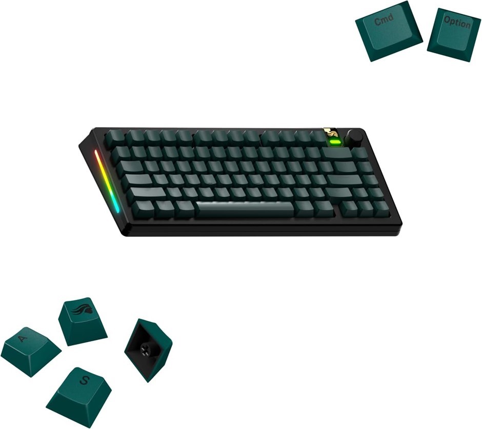 GLORIOUS GAMING Gaming - GPBT Basics Keycaps (Tactical Green) - 8 Colors, N