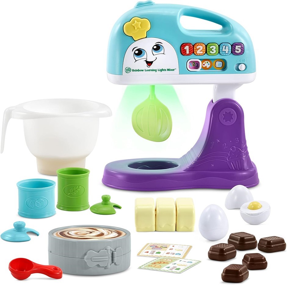 2 X LEAPFROG Rainbow Learning Lights Mixer