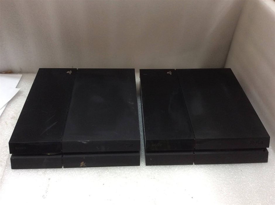 Sony CUH-1004A PlayStation 4 Game Console (Lot of 2)