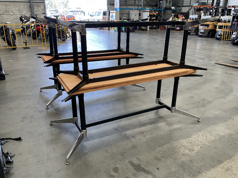 <p>Wooden Top Table</p>