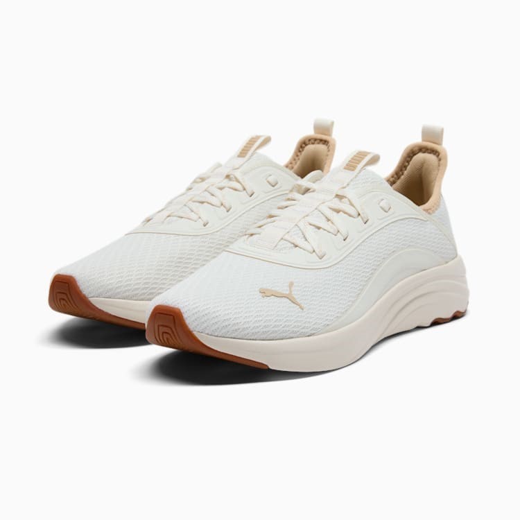 PUMA Women's Sophia Evo Shoes, Size US8.5, WarmWhite/ToastedAlmond (01), 20