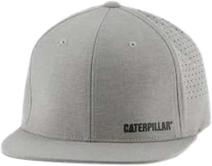 CATERPILLAR Laser Mesh Cap, Heather Grey, Size L/XL, 1120250. Buyers Note