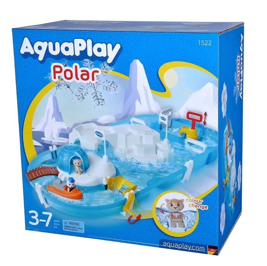AQUAPLAY Polar Water Playset. N.B: Damaged packaging & some accessories are