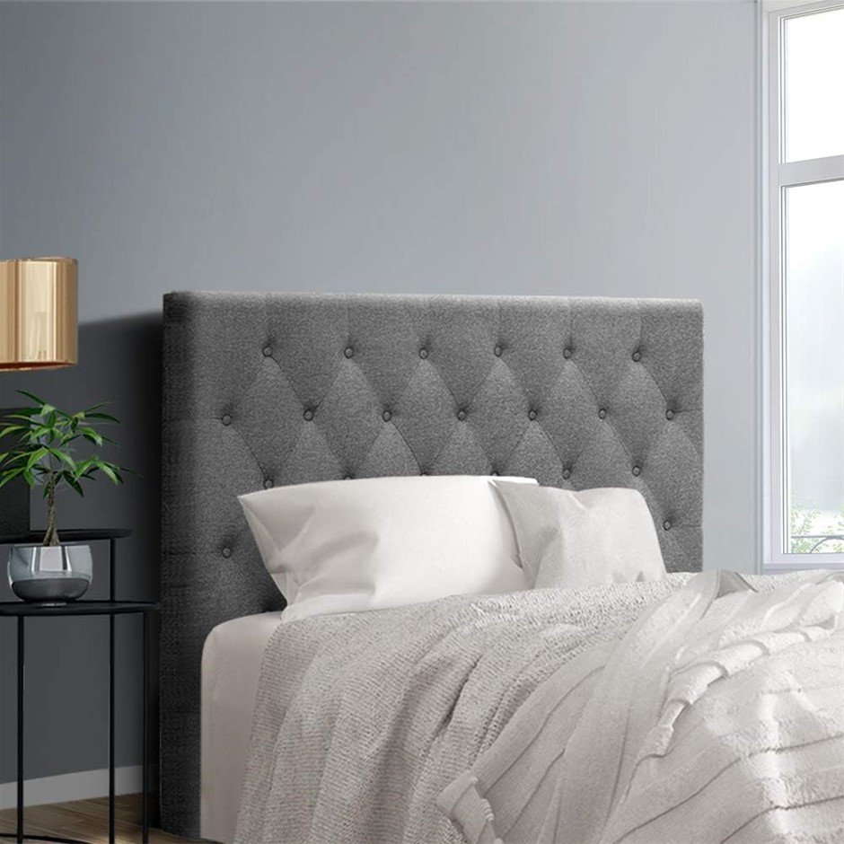 BESTAR Bed Head King Single Size Fabric CAPPI Grey Comfortable Stylish Bedr
