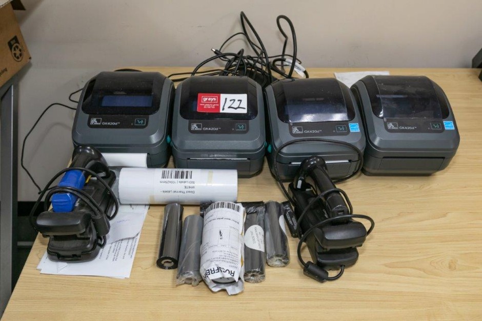 <p>Zebre GK420d Thermal Label Printers & Components</p>