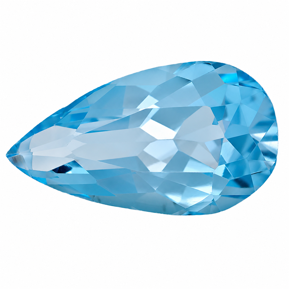 7.89 Carats Blue Topaz