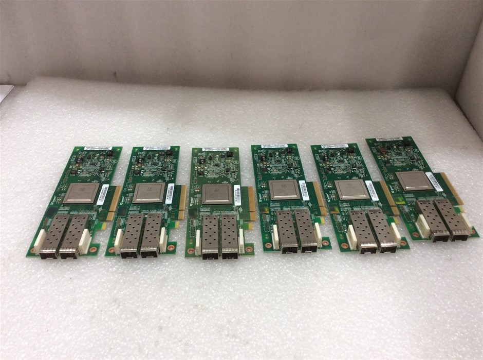 QLogic Dual Port SFP+ Fibre Channel PCIe (Lot of 4)