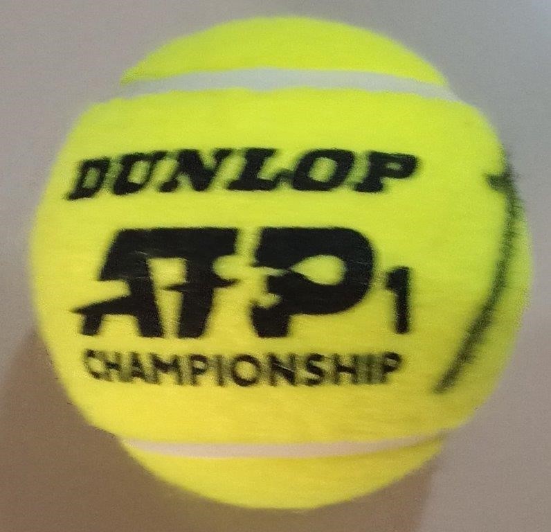 JANNIK SINNER SIGNED ATP TENNIS BALL