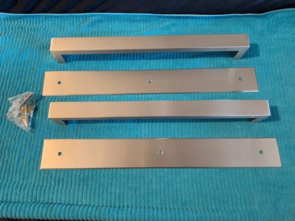 1 x Sets of SS Back to Back Pull Handle on Plate Sets (Unused)