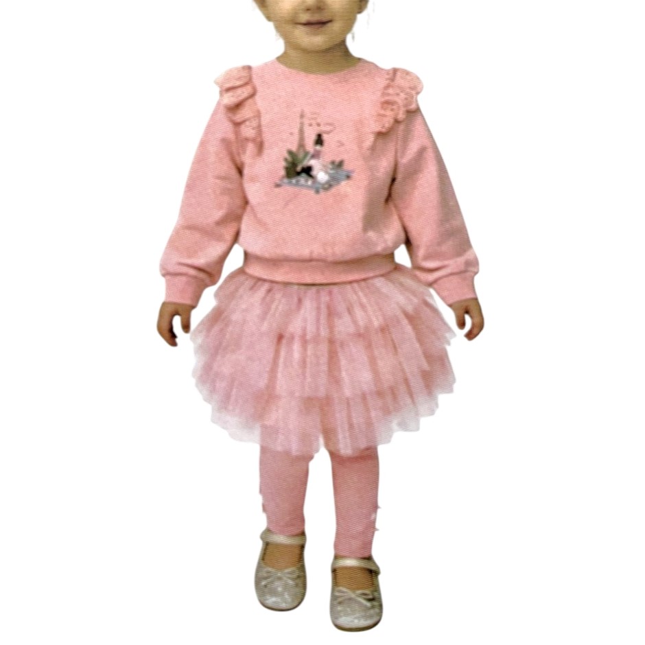 3pc LILI GAUFRETTE Girls' Set, Size 4, Pink. Buyers Note - Discount Freigh