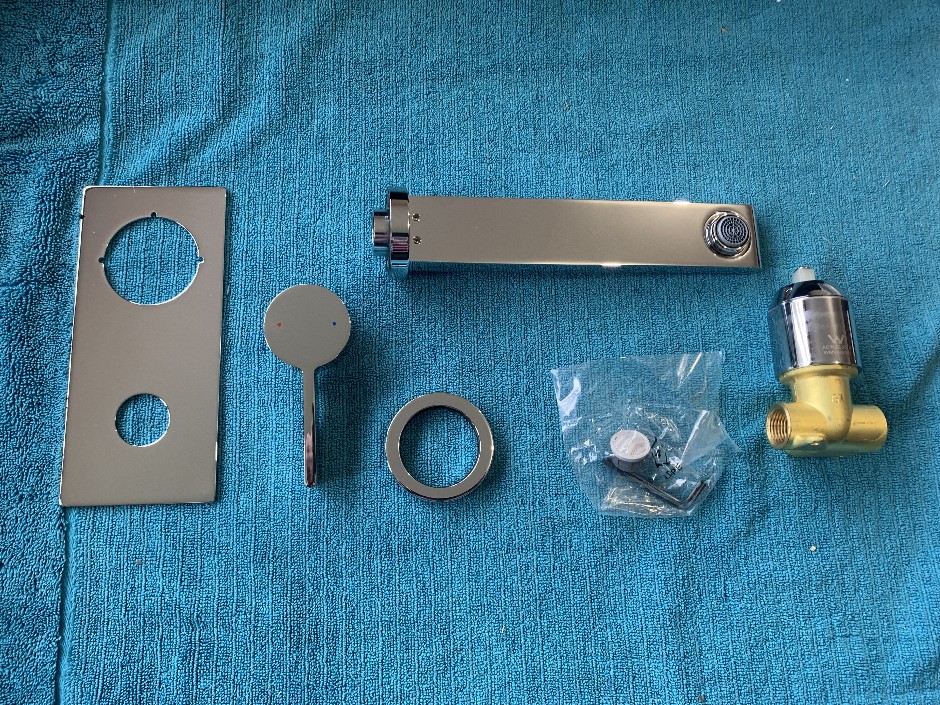 <p>1 x Dorf Enigma Wall Basin/Bath Mixer (Unused)</p>