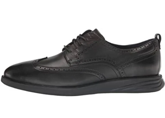COLE HAAN Men's GrandEvOlution Shortwing Oxford, US7/EU24.5, Black/Black, C