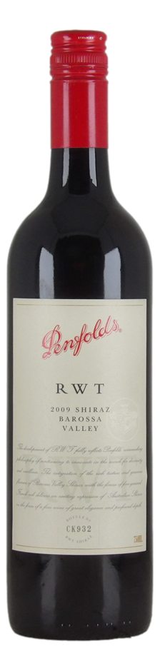 Penfolds RWT Shiraz 2009 Bottle No.CK932 (1x 750mL), Barossa, SA.