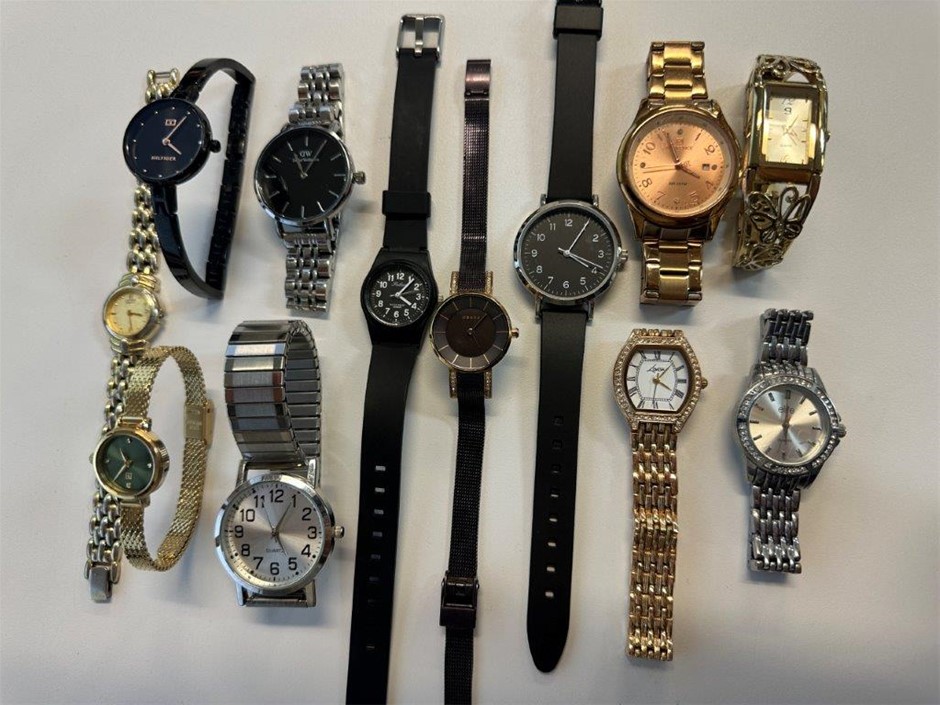 12 x Asstd. watch brands OBAKU, CITIZEN, TOMMY HILFIGER, DANIEL WELLINGTON
