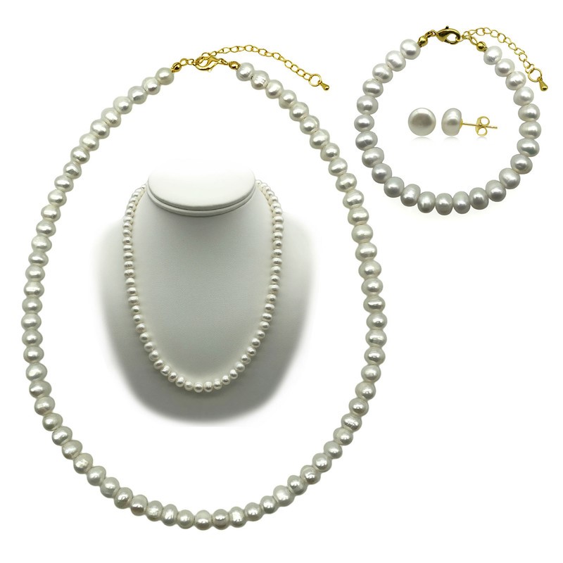 M&N Emporium - Pearl & Gemstone Jewellery Sets