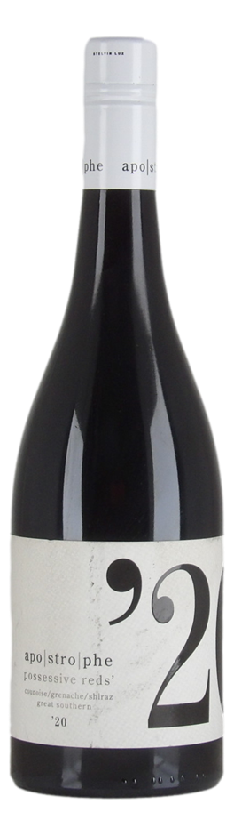 Apostrophe Possessive Reds GSM 2020 (6x 750mL), WA.