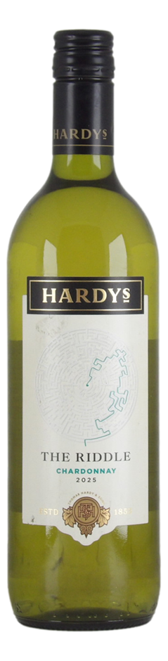 Hardys The Riddle Chardonnay 2025 (6x 750mL), SA.