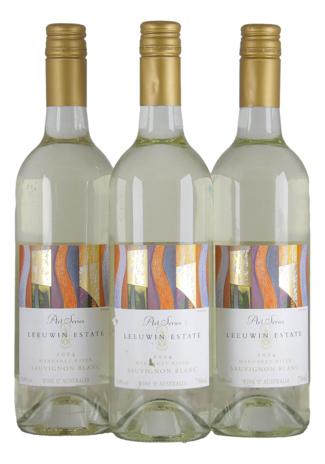 Leeuwin Estate Art Series Sauvignon Blanc 2024 (3x 750mL), WA.