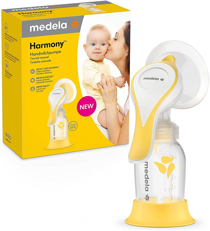 2 x MEDELA Harmony Manual Breast Pump with Flex Technology, The Pump Also C