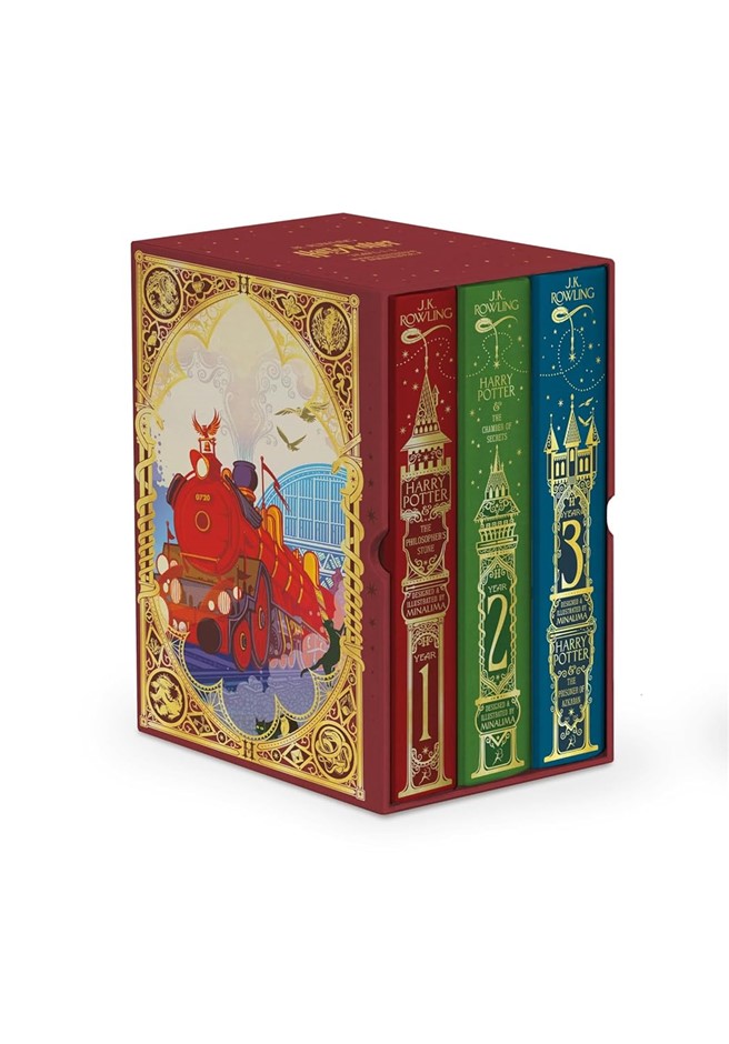 HARRY POTTER 1-3 Box Set: MinaLima Edition, JK Rowling.