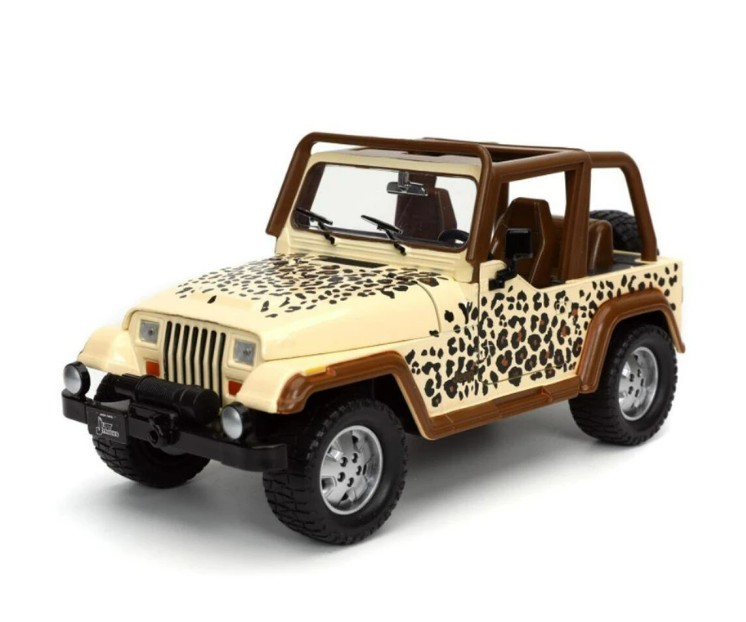 JUST TRUCKS 1992 Jeep Wrangler 1:24 Scale Diecast Vehicle Car Figure Beige