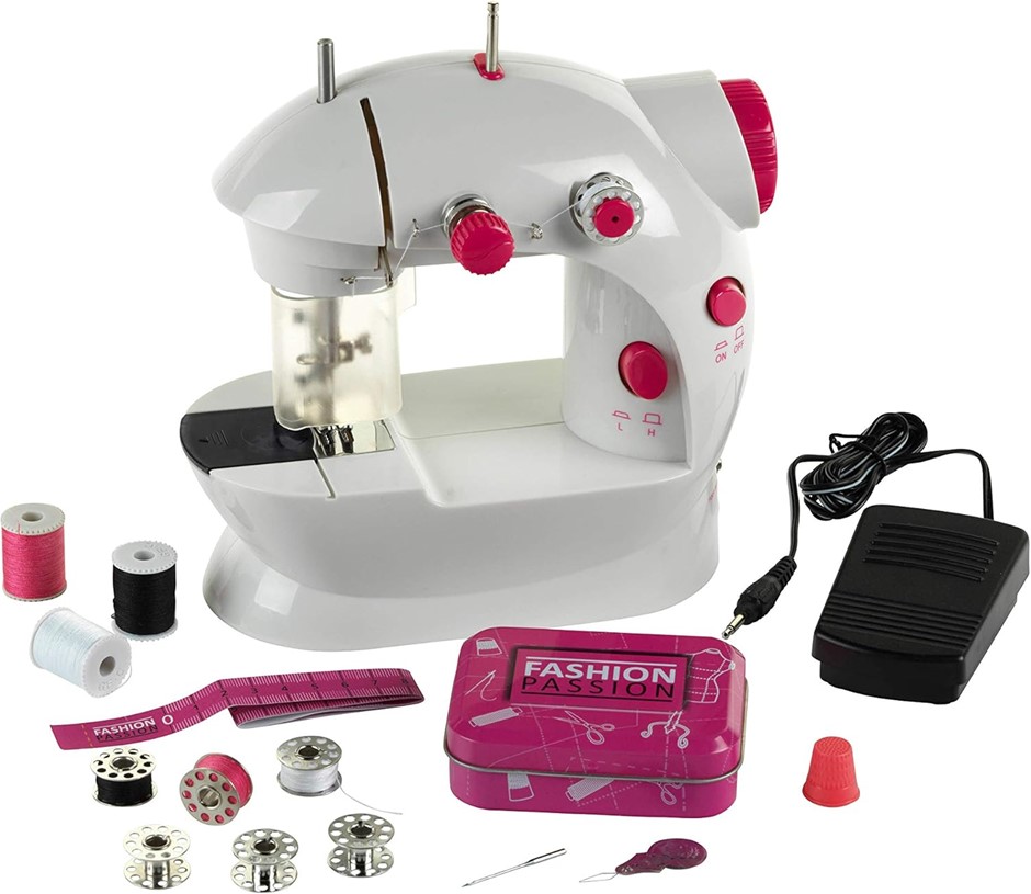 THEO KLEIN Children's Sewing Machine I with Foot Pedal. NB: Has Been Used,