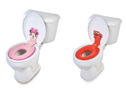 1 x BRIGHT STARTS Disney Minnie Mouse Sit Potty Training Seat & 1 x DISNEY