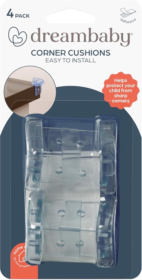 5 x Pack of 4 x DREAMBABY Child Safety Corner Cushion.