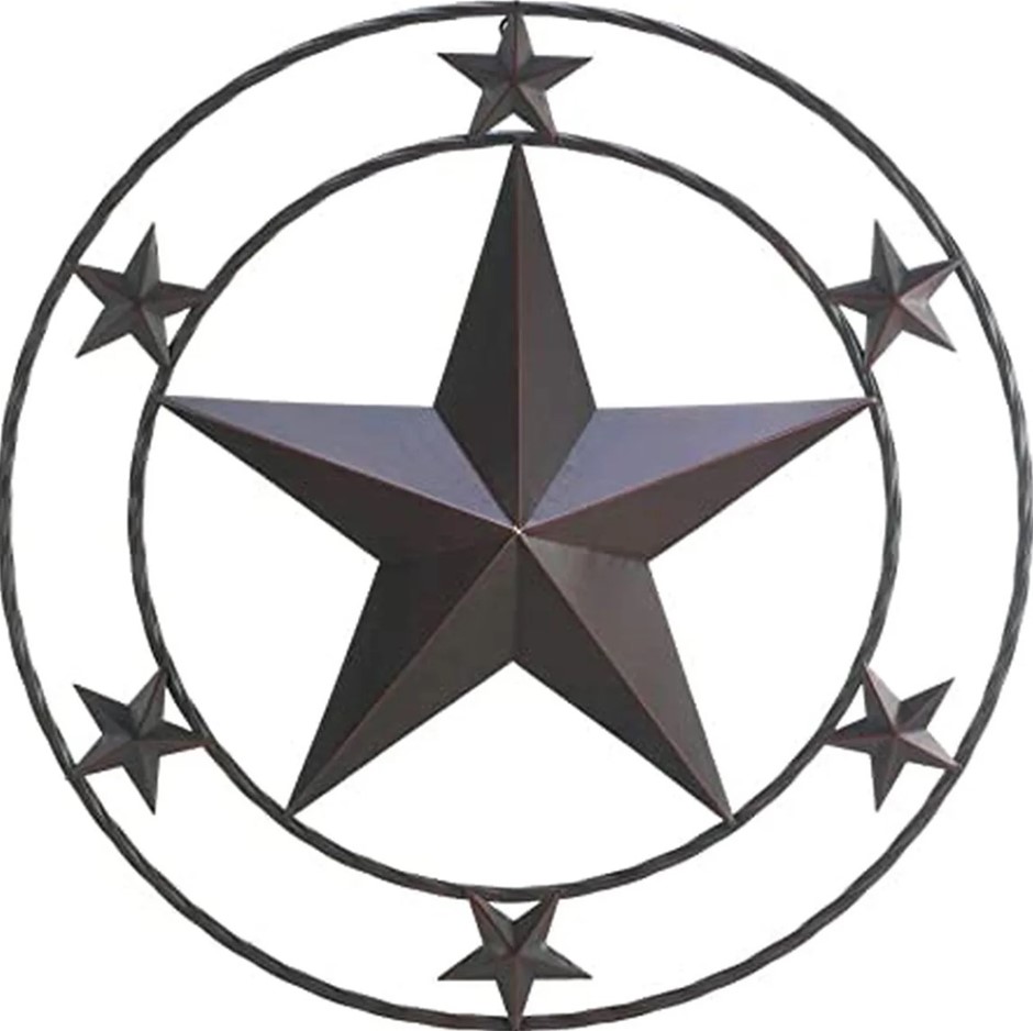 ZINGZ & THINGZ Smart Living Company Wall Decor Texas Star Dramatic Iron Wal