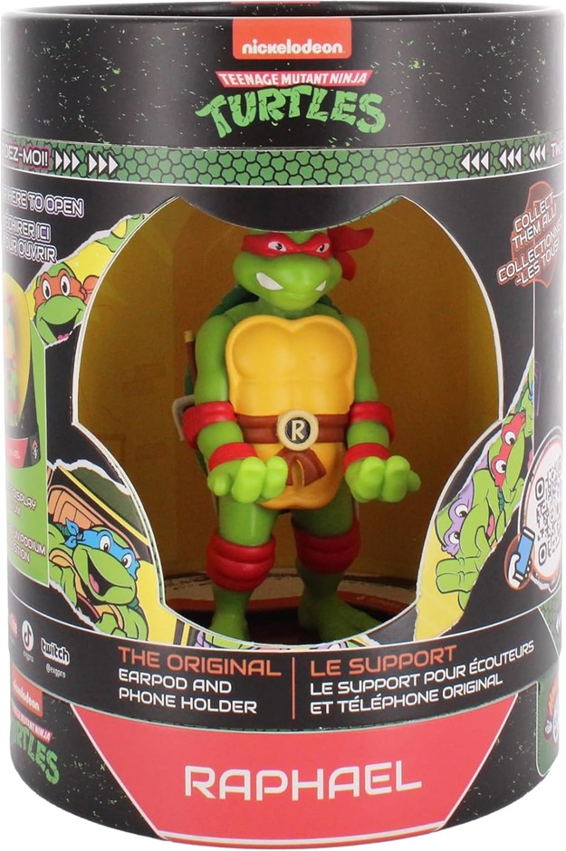 CABLEGUYS Raphael Phone Stand – Teenage Mutant Ninja Turtles, Mini Cable Gu