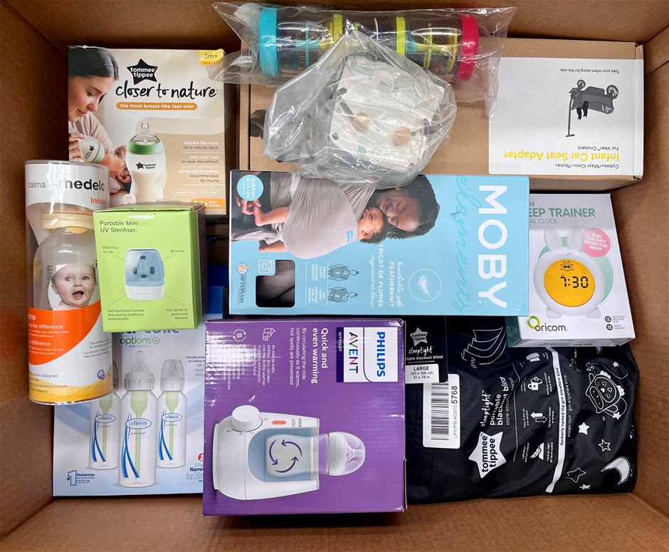 Assorted Baby Products Including MOBY, TOMME TIPPEE, PHILIPS AVENT & More.