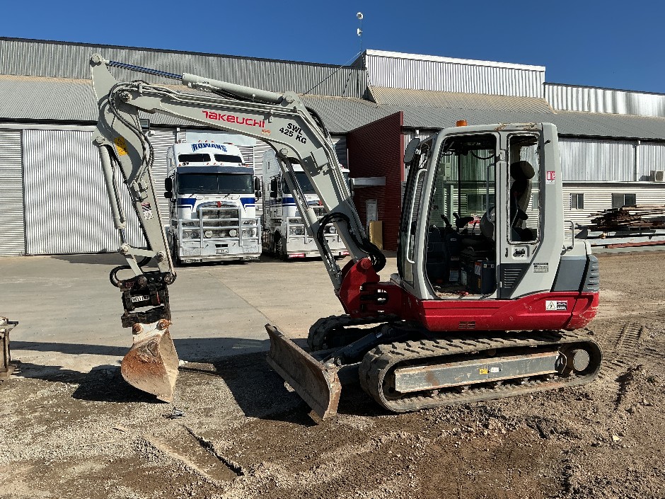 Takeuchi TB250 Enclosed Cabin Excavator
