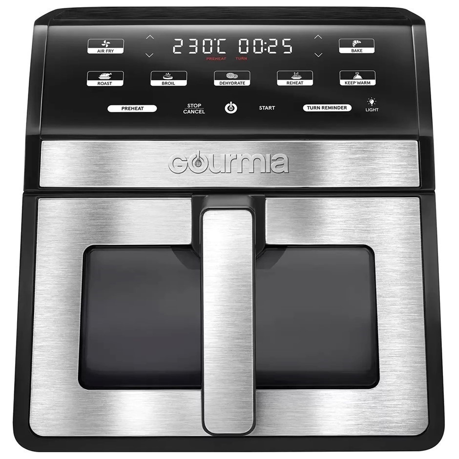 GOURMIA 7.6L Air Fryer, Black, Model GAF858. NB: Has been used.
