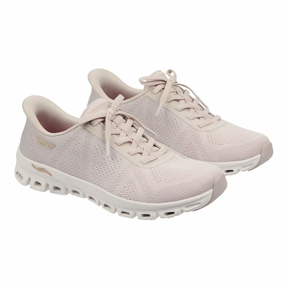 SKECHERS Women's Glide Step Shoes, Size US10, Tan (NAT), 179276. Buyers No