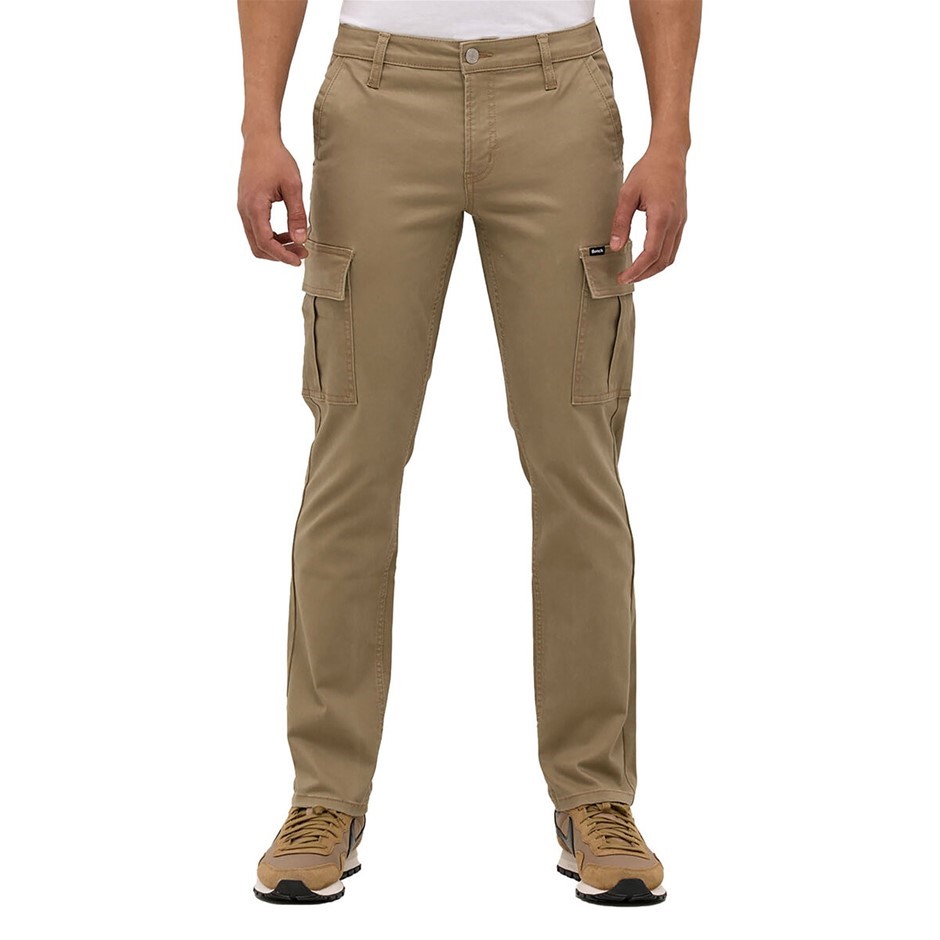 BENCH Men's Cargo Pants, Size 38x30, 98% Cotton, Beige. Buyers Note - Disc