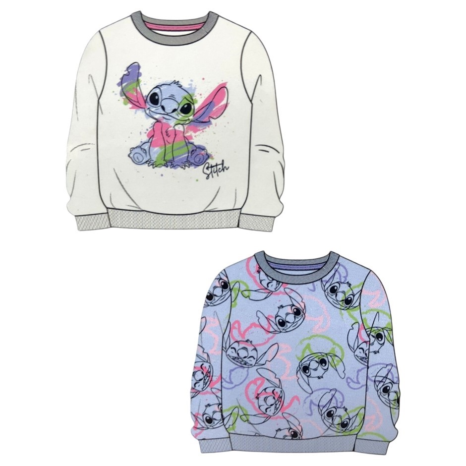 2-Pack DISNEY Kids' Character Sweaters, Size 3, White (Stitch). Buyers Not
