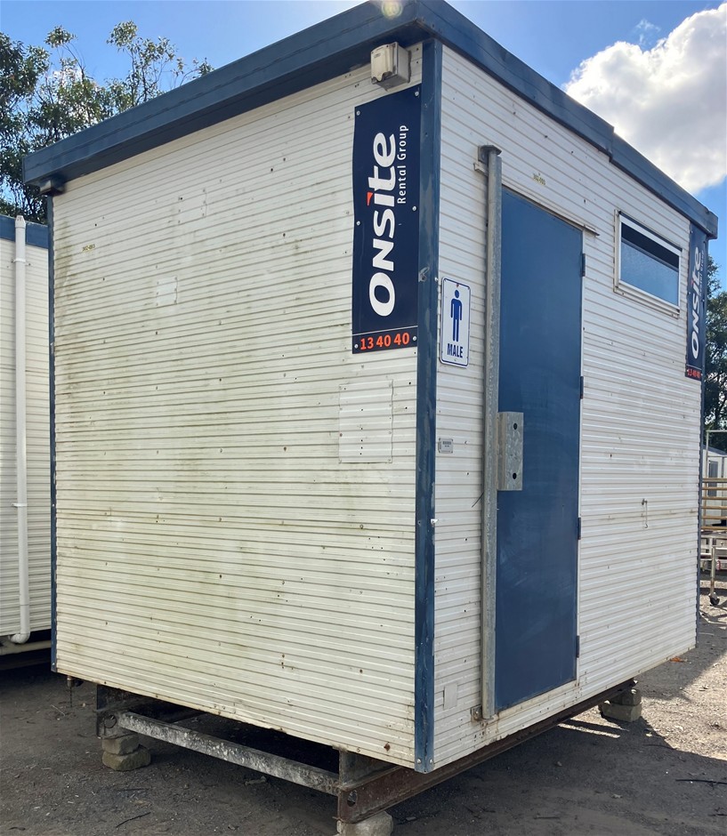 Portable Toilet Block - 3.0m x 2.4m - Male - Newcastle
