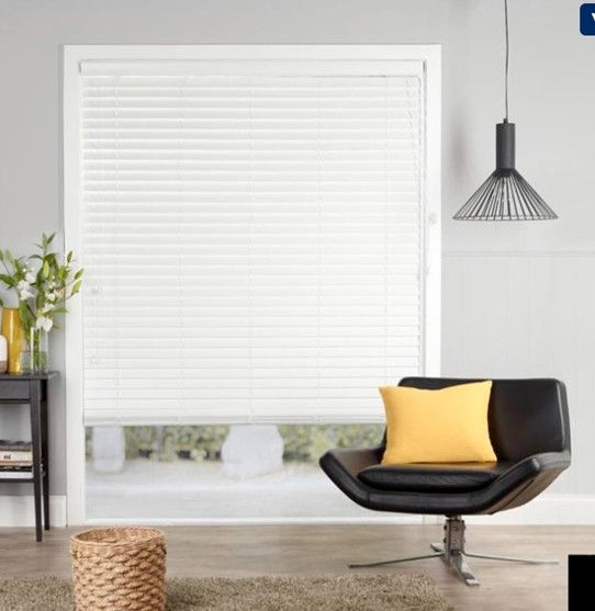 50mm White Venetian Blind 240x210cm