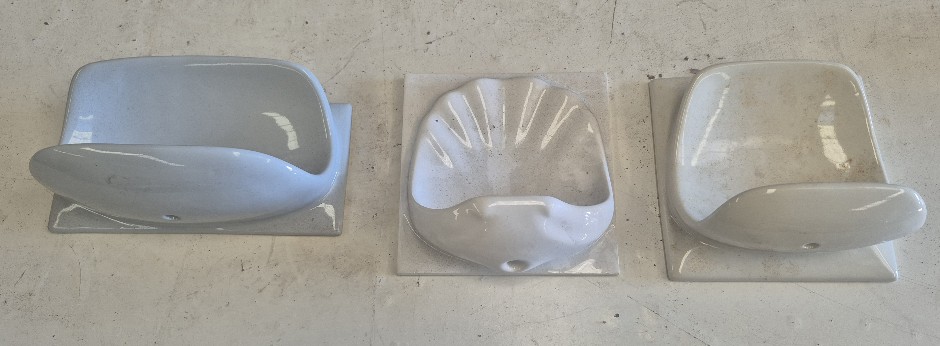 Soap Dishes, Mixer and Mixer Handles