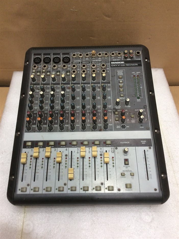 Mackie Onyx 1220 Premium Analog Mixer Mackie Onyx 1220 Premium Analog