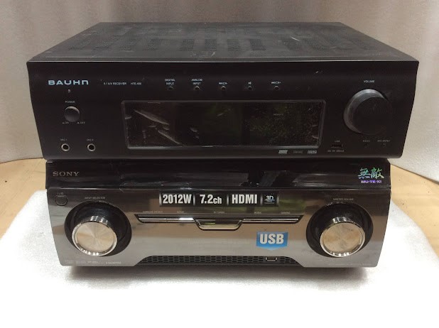 Sony STR-KM7 AV Receiver&Bauhn HTE-400 5.1 Home Theatre Amplifier(Lot of 2)