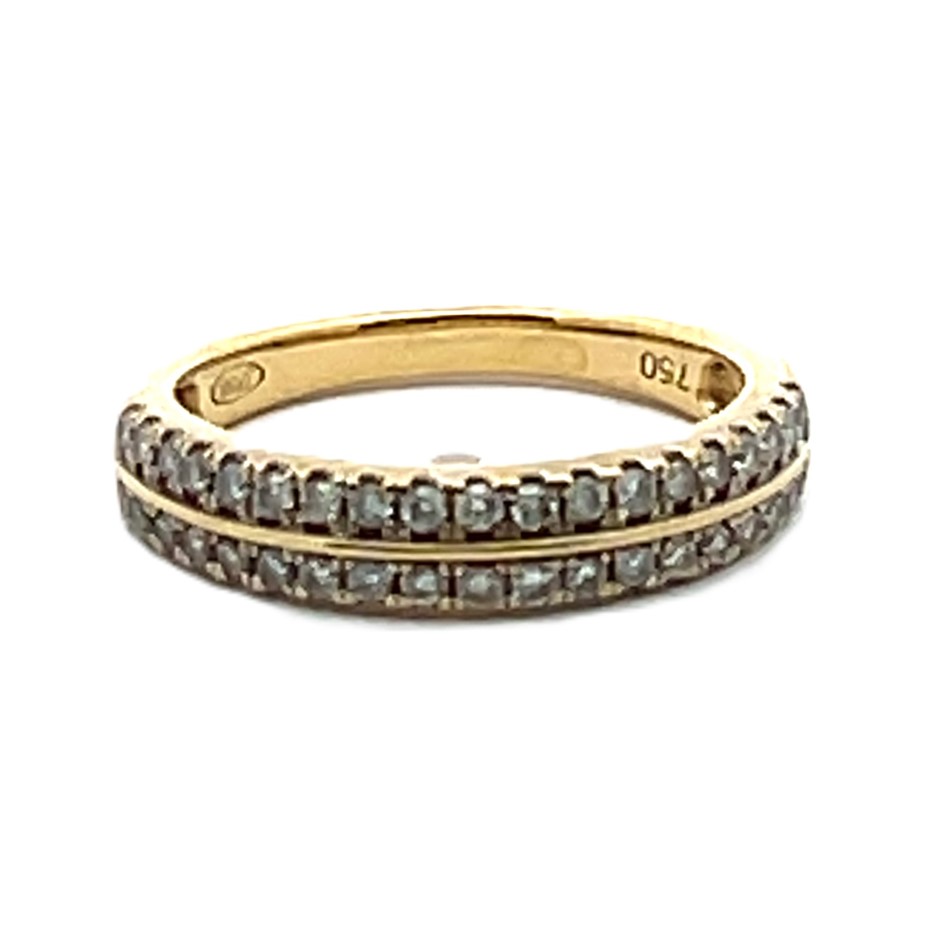 18ct Yellow Gold Diamond Dress Ring